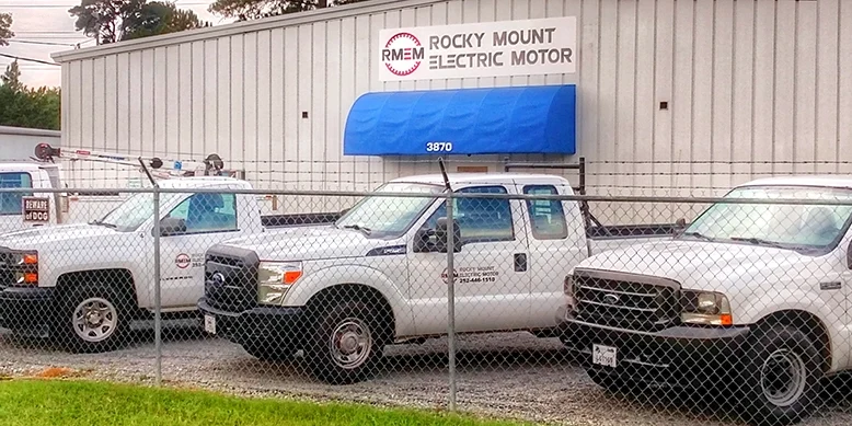 The outside of Rocky Mount Electric Motor, the premier provider of electric motor services.