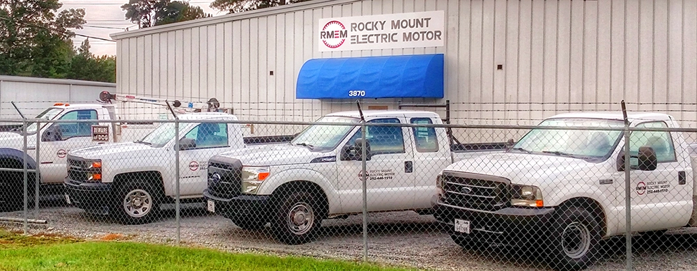 The outside of Rocky Mount Electric Motor, the premier provider of electric motor services.